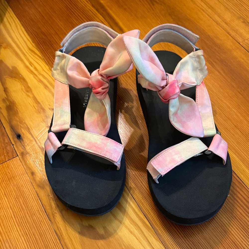 Loeffler Randall Pastel Tie-Dye Sandals